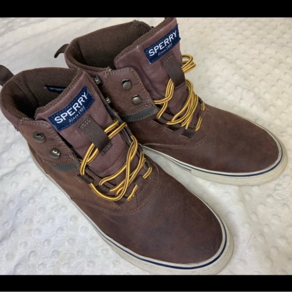 Men’s‎ Sperry boots.  Size 9.5.  Great used condition.
